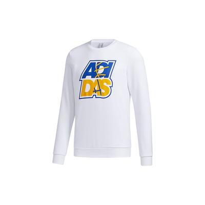Adidas Neo Fav Sw Print Sport Pullover Sweatshirt Men Sweatshirt White GP5886