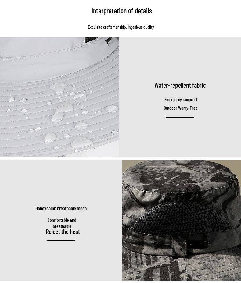 Men's Solar Rechargeable Sun Hat with Dual Fans and Face/Neck Protection for Summer Outdoor Hiking