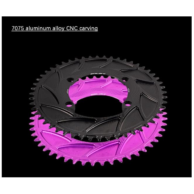 GOLDIX Road Bike Gravel Bike Single Chainring 110BCD Suitable for Shimano R7000 R8000 R8100 R9200 Suitable for Crank Power Meter