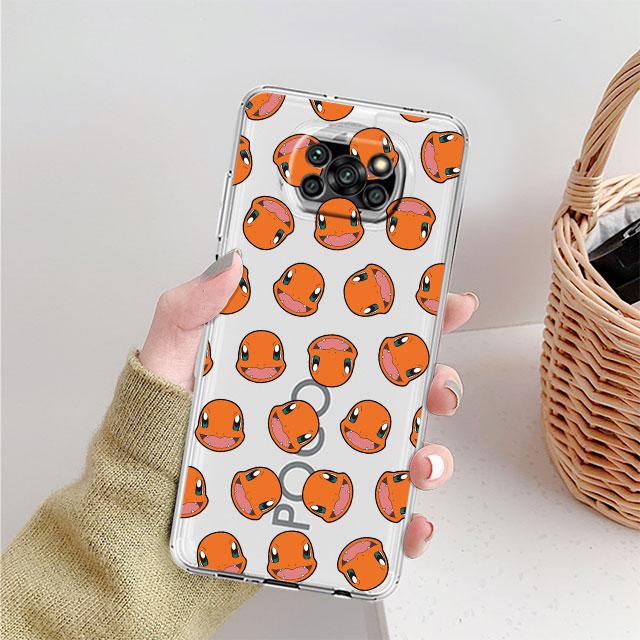 

Милый прозрачный чехол с изображением аниме Пикачу Pkemon для Xiaomi Mi Poco X3 NFC M3 Pro F3 F1 11 Lite 12 Redmi Note 10 9S 8 7 9 мягкий чехол для телефона Xiaomi Poco M3