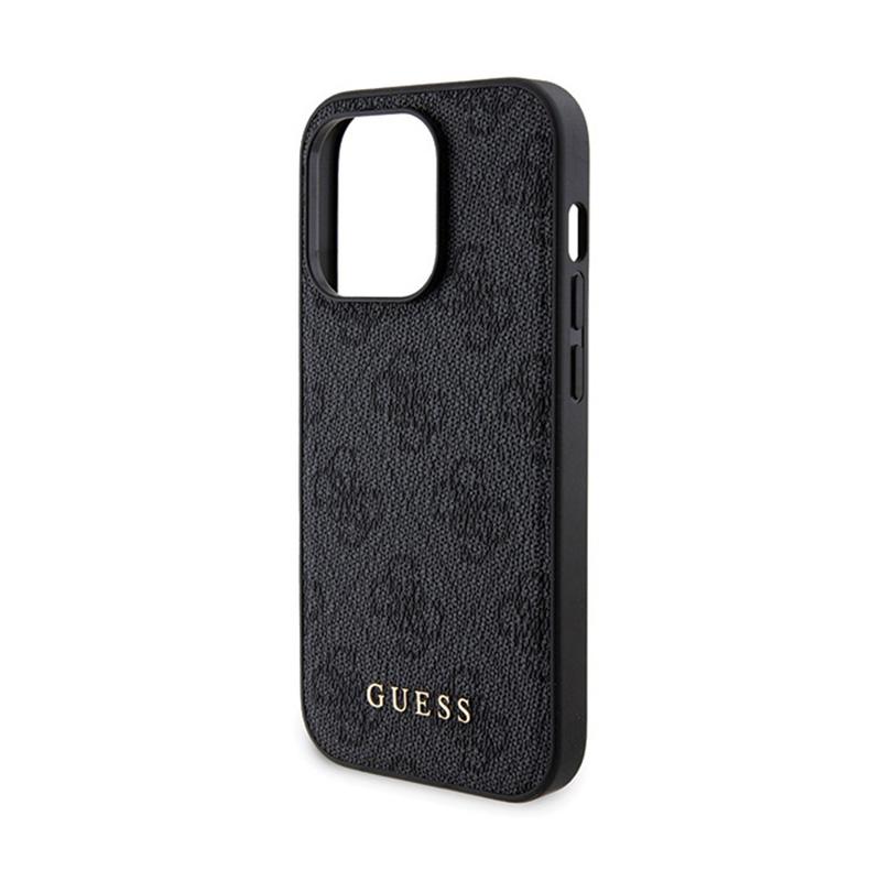 Guess Bundle Pack Magsafe 4G Metal Gold Logo - Zestaw Etui + Power Bank 5000Mah Magsafe Iphone 14 Pro Max (Czarny)