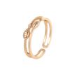 S925 Sterling Silver Korean Double Layer Fish Design Open Ring for Women - Trendy and Unique Silver Jewelry