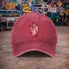 Pc Unisex Dreamy Starlight Feather Vintage Washed Baseball Cap  UnisexS Trendy Hat  Versatile Duckbill Cap  Fun Print  Unique