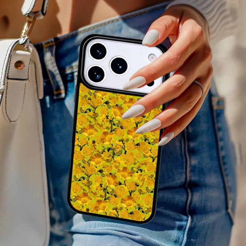 Flowers 1 Buttercups Phone Case For iPhone 17 Air 14 15 13 12 Max Cover For Apple 14 15 16 16e 11 Pro Max Plus Coque