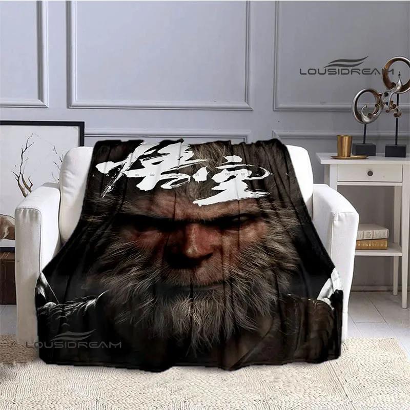 3D game Black Myth: WuKong Printed blankets Warm Flannel blankets Soft and comfortable blanket bed linings Birthday Gift