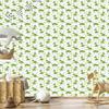 Crocodile Wallpaper White and Lime for Living Room and Bedroom 50x1000