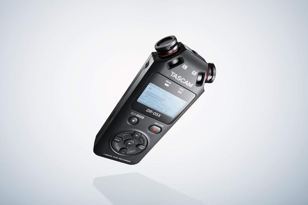 TASCAM USB Audio Interface Stereo Linear PCM Recorder Handy Recorder with USB Suitable for Audio DR-05X Microphone, YouTube, ASMR, 24/96 Hi-Res