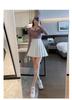 Women's Summer High-Waisted Pleated A-Line Skirt - Slimming, College Style, Anti-Exposure