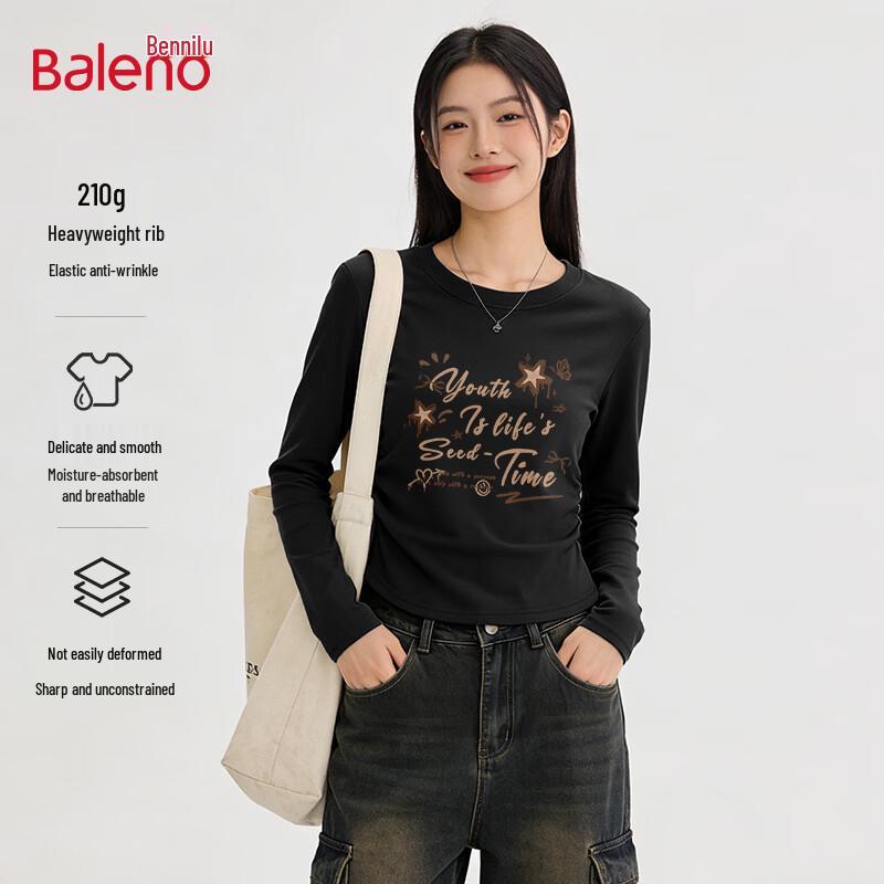 Baleno Women s Slim-Fit Long-Sleeve T-Shirt S