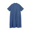 LAP Short Sleeve Shirt Style Flare Long Dress As2do561