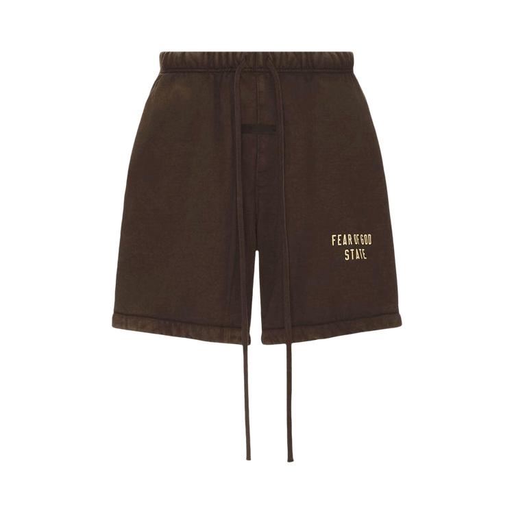 

Fear of God Essentials Heavy Fleece Soccer Short Brown Men Bottoms 160HO244315F XL