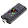 USB C  0-6.5A 0-195W Voltage Current Power Capacity  Color Screen Type C Multimeter for 3C Digital Products