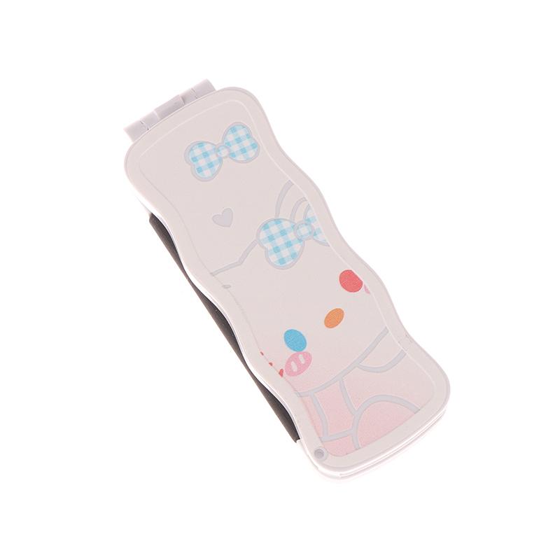 Mini Hair Brush Folding Massage Comb Head Massage Anti-Static Portable Travel Hair Brush Girl Hair Combs With Mirror