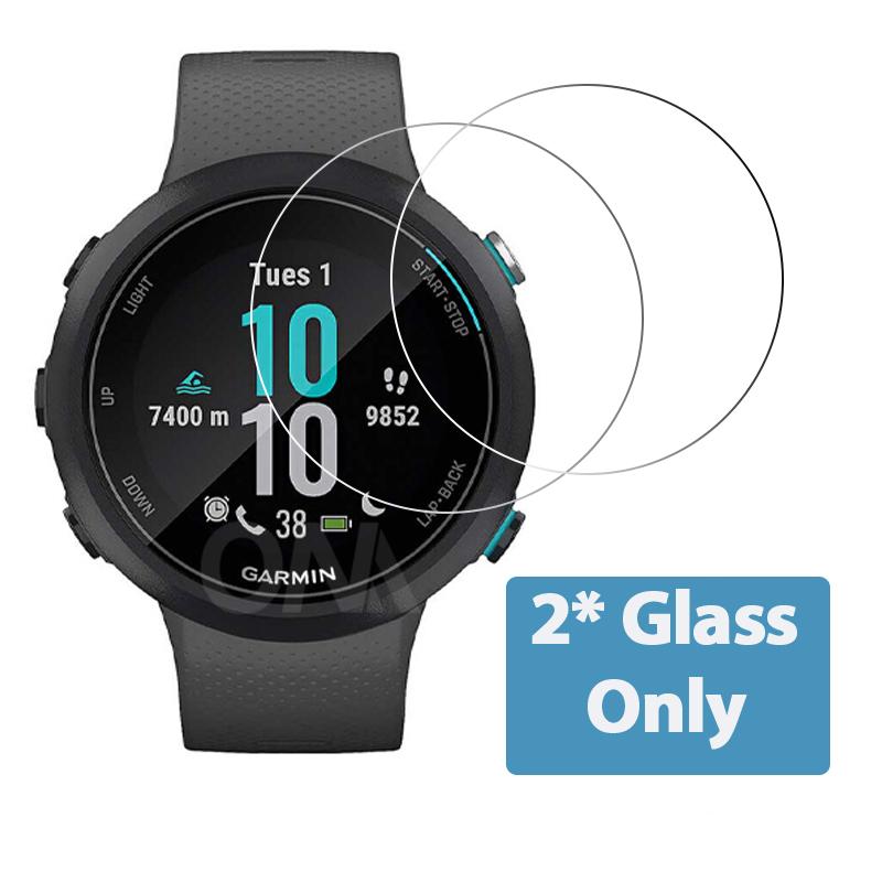 

2+1 Защитный чехол + Защитная пленка для экрана для умных часов Garmin Swim 2 Мягкий защитный чехол из ТПУ Закаленная стеклянная пленка Garmin Swim 2