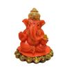 @ Lord Ganesha Idol In Orange Color Ideal For Car Dashboard 80Gm Zr-7030-60%Off