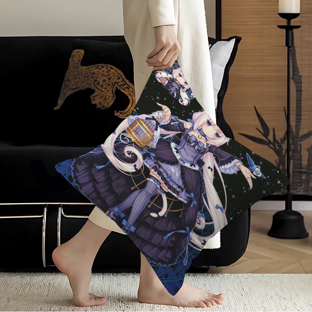 Nekopara Neko Anime Pillow Cover Design cushion Cover decor Holiday Decorati