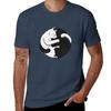 Yin Yang Cats Tshirt Outdoor Sports Short Sleeve Top Tshirt