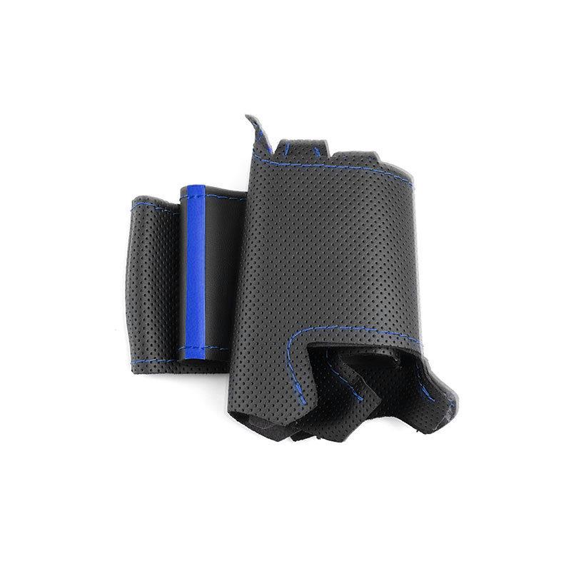 For Kia K2 Rio 2011 2012 2013 2014 Hand-stitched Car-styling Steering Wheel Interior Accessories Microfiber Leather Cover