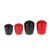 M8 M10 Cabo Oval Formato de Ovo Manga de Rosca Macho Núcleo de Latão Handle Fenólico de Baquelite Para Máquinas-Ferramentas Preto/Vermelho