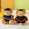 Plush Bear Graduation Bear Clothes Dress Up Plush Dolls Outfits Doll Graduation Clothes  Girls Gift