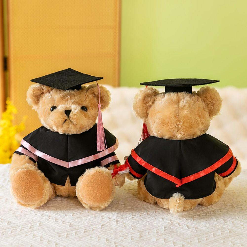 Plush Bear Graduation Bear Clothes Dress Up Plush Dolls Outfits Doll Graduation Clothes Girls Gift