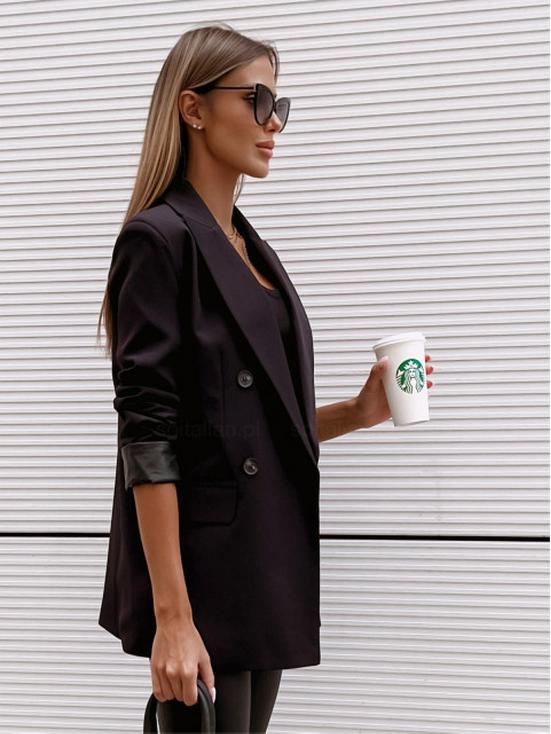 2024 Autumn Slim Fit Small Suit Jacket: Suit Collar, Long Sleeve, Solid Color, Fashionable Commute Style.