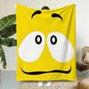 M&M's Throw Lightweight 240g Flannel Blanket Soft Skin-friendly for Summer Cooling
