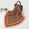 Hangzhou Silk Spring and Autumn Simulation Silk Women's Satin Satin Silk Scarf Winter Versatile Decorative Scarf Satin 91 Large Square Scarf