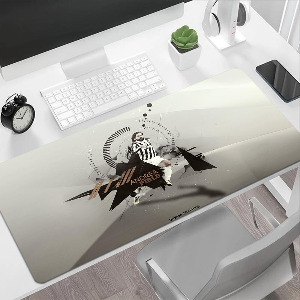 Football Player Celebration Moment Large Mouse Pad Keyboard Pad Desktop Mouse Pad Non-Slip Rubber Base Perfect for Office Laptop Gaming Setup