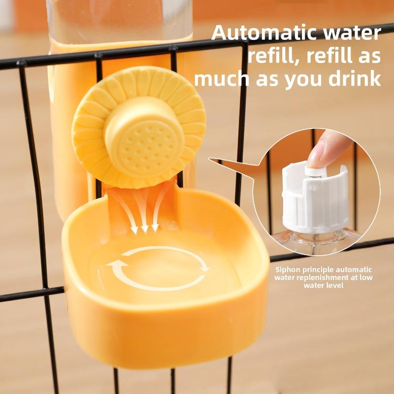 Pet Hanging Water Dispenser Cage Automatic Drinking Waterer Large Capacity Cat and Dog Drinking Water Jug