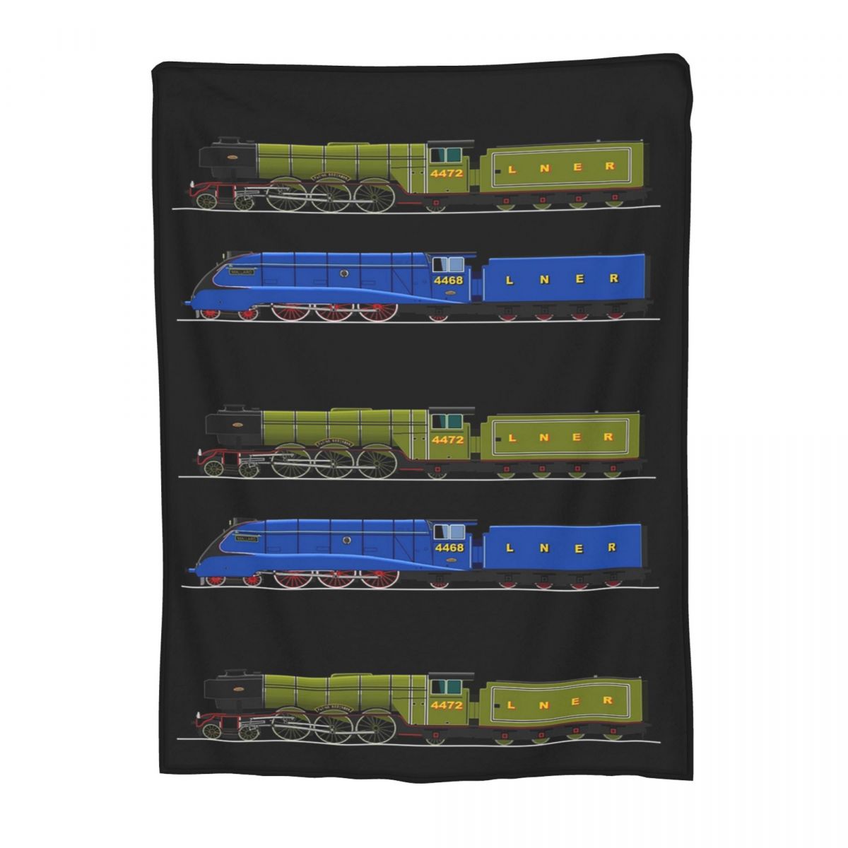 Flying Scotsman And The Mallard Blanket Flannel Multi-function Sofa Throw Blankets For Couch Bedding Travel Throws Bedspread 30x40in