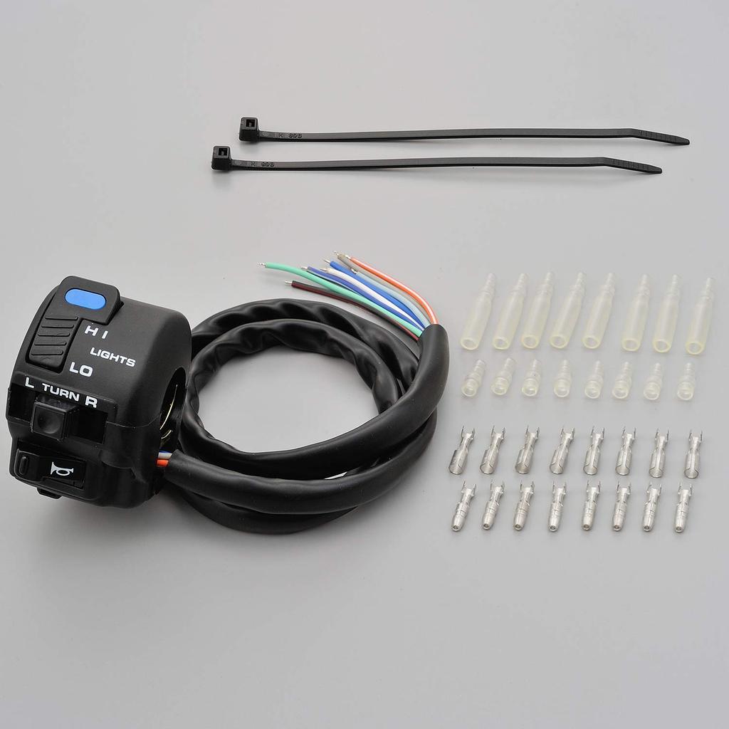 Daytona 96876 Motorcycle Switch Universal Set Switch 2 Left Hand Push Cancel Turn Signal Switch