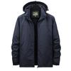 2025 Down Jacket Men's White Duck Down Hooded Outdoor Leisure Couple Workwear Thickened Warm Loose Versatile Jacket