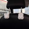 Cartoon Miffy Rabbit Car Hook Multifunctional Back Seat Hanger Auto Storage Rack Creative Car Interior Decoration Organizer Gift