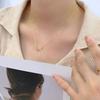 Small Fresh Hollow Leaf Necklace with Niche Design, Simple Temperament, Collarbone Chain, New Trend
