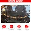Motorcycle 10.5" ABS Plastic Windshield Windscreen Clear Fit For Harley Trike Tri Glide Ultra Classic FLHTCUTG 2014-2025