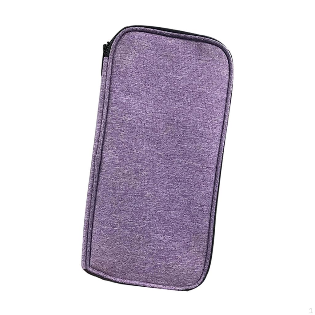 Custodia Organizzatore per Uncinetti con Custodia per Ferri da Maglia Porta Accessori Vuoto per Cucito