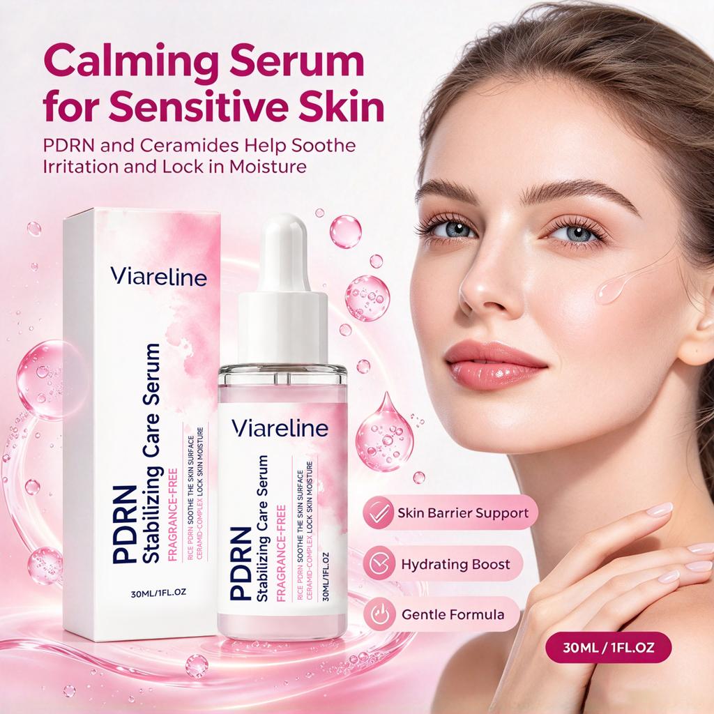 Salmon DNA PDRN Care Serum Pink Glow Remove Skin Darkness Hydrating Moisturizing Firming Plumping Hydrating Soothing Facial Seru