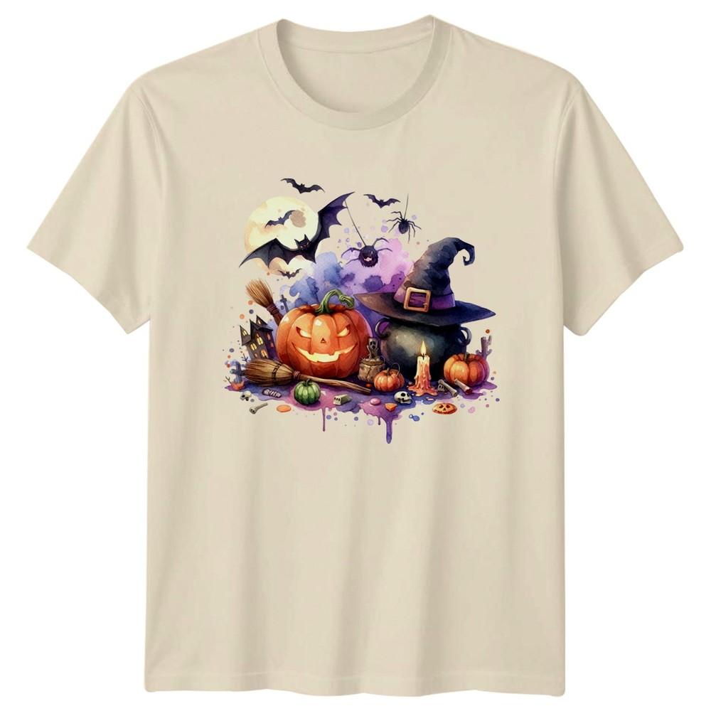Halloween Witch Pumpkin TShirt Spooky Season Gift For Him And Her