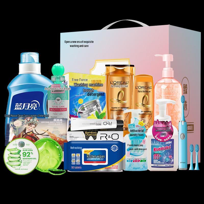 L Oréal, Blue Moon & Nature Republic 13-Piece Hair & Cleaning Set