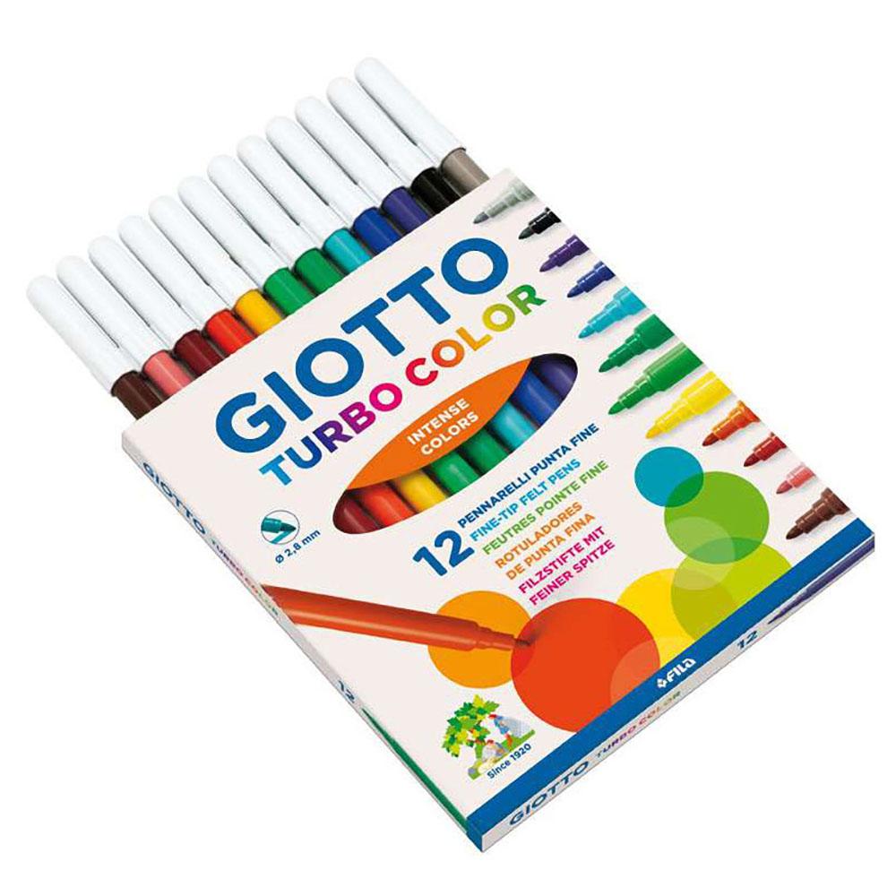 12 Colored Water Color Drawing Pen Colour Fine Point Felt Tip Marker Pens for Children Student DIY Scrapbook Art Supplies