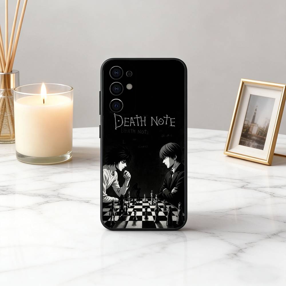

Чехол для телефона D-Death N-Note L Lawliet-DNLL для Samsung S25,S24,S21,S22,S23,S30,Ultra,S20,Plus,Fe,Lite,Note,10, Черный чехол Samsung S26ULTRA