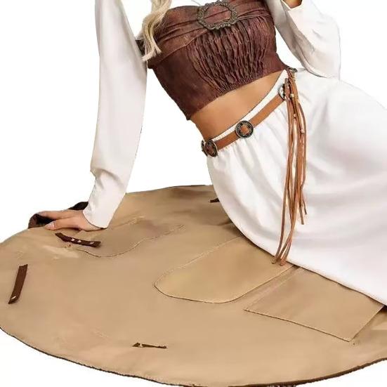 Manta de picnic 2 en 1, bolsa de transporte impermeable y plegable, con múltiples bolsillos y bolso de hombro que se despliega para convertirse en manta de picnic, ideal para acampar, la playa y actividades al aire libre.