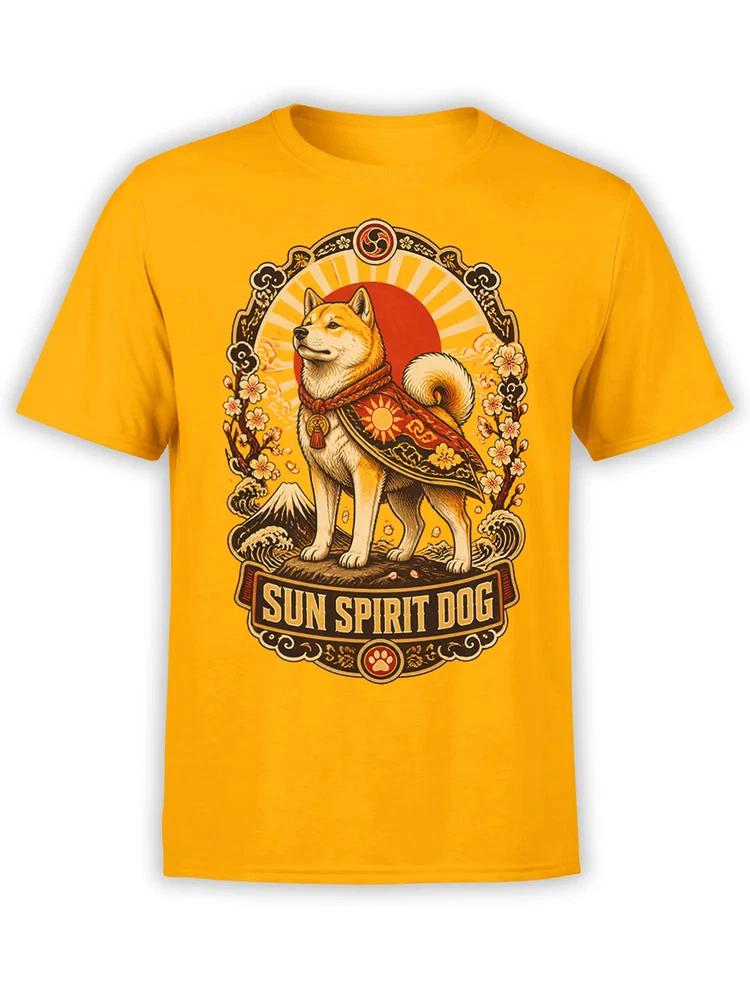 Sun Spirit Dog Tshirt Unisex S