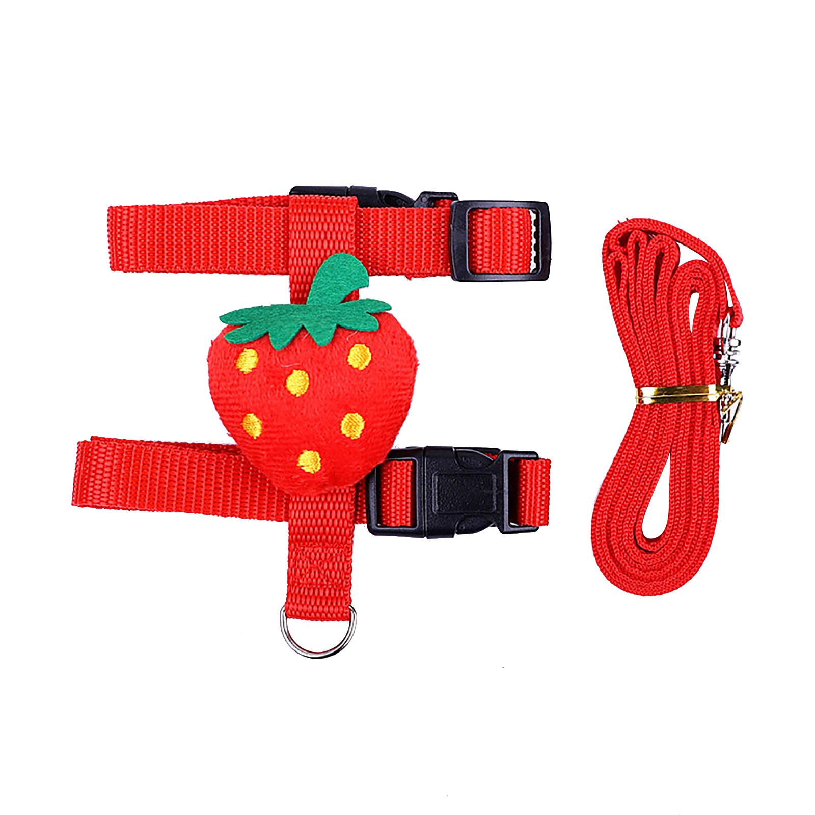 

Тяговая веревка для собаки, новая тяговая веревка для кошки, мультяшная кукла, I-образная веревка для кошки на груди и спине, ходьба по спине S красный