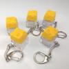 Chaveiro de Queijo Engraçado Teclado Alívio de Estresse Botão Fidget Tecla de Queijo Fidget Clicker Chaveiro Chaveiro de Teclado Brinquedos para Dedo