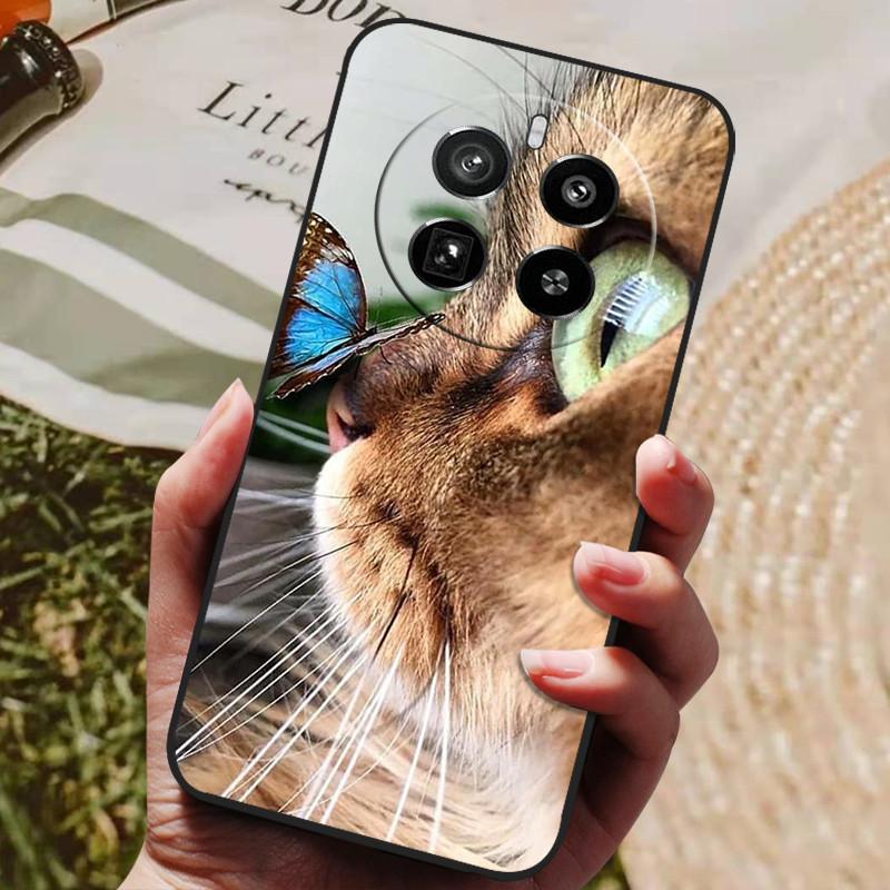 Für Realme 12 Pro Plus Hülle Luxus Handy Silikon Rückseite für Realme 12 Plus Hüllen Realme12 pro+ plus Schutzhülle Capas