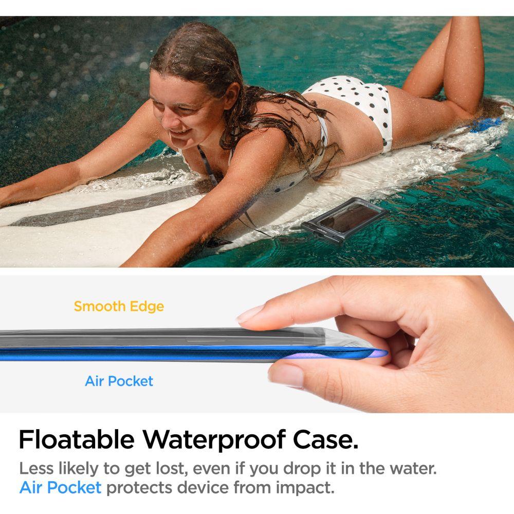 Spigen A610 Universal Waterproof Float Case Black