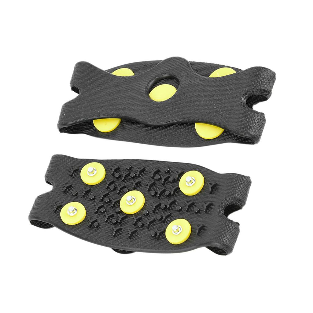 1 Pair 5 Toothed, Claw Crampons Boots Outdoor Five Nail Spring Simple Equipment Non Slip Ski Ice Shoes Cover Accessory