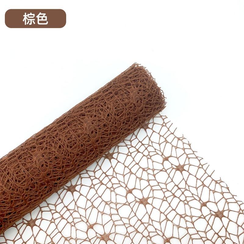 Jacquard Net 50cm Flower Packaging Material DIY Bouquet Yarn Hollow Mesh Fabric Kindergarten Wedding Handmade Floral Supplies